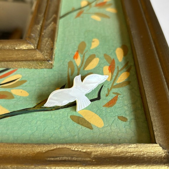 Vintage Mother of Pearl Bird Pin - Picture 3 of 4